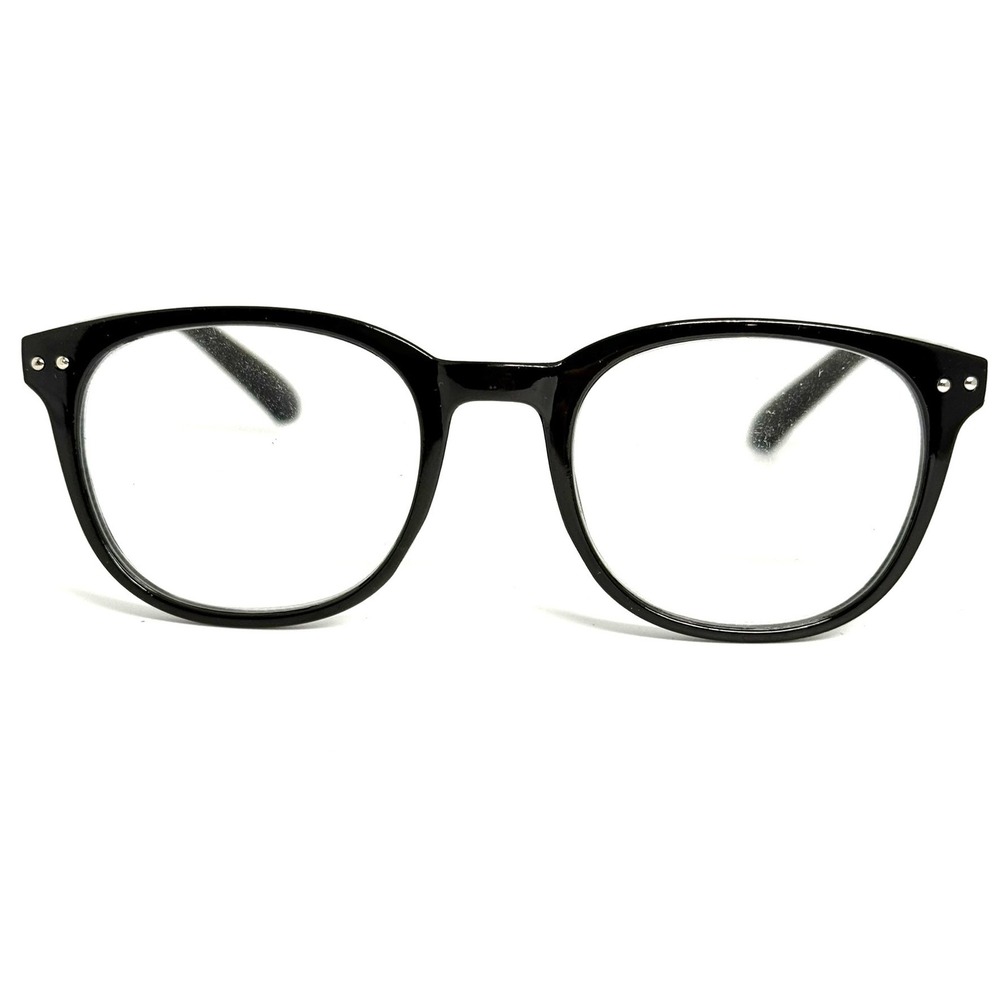 Betsey Johnson Black Round Frame Readers Magnification Glasses